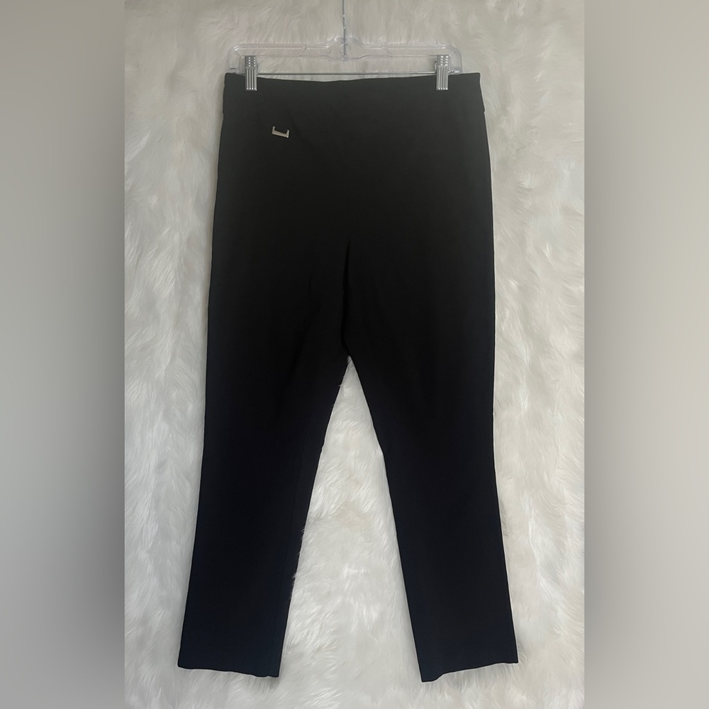 Black Dress Pants with Straight Leg Cut